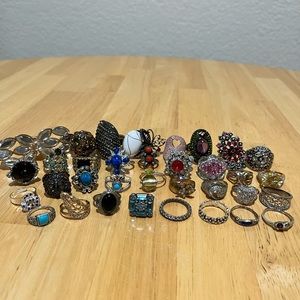 Assorted Ring Lot #3 (34 Rings)